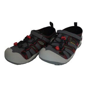 NWOT KEEN Unisex Children's Knotch Creek Gray Water Slip On Sandals‎ Sz 6